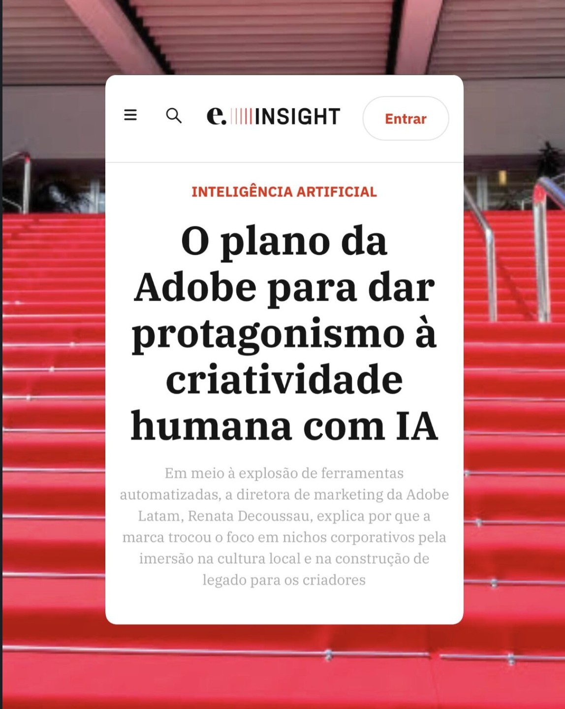 Adobe e criatividade humana